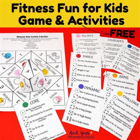 Unique Way To Easily Enjoy Fitness Fun For Kids Printable Games For