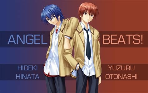 Angel Beats Hideki Hinata Yuzuru Otonashi By Spectralfire234 On