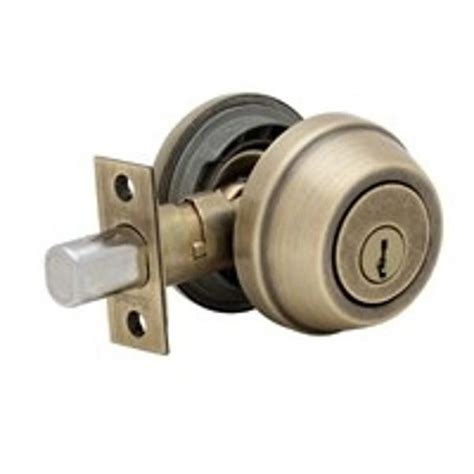 Kwikset Deadbolt Antique Brass 97809 010 Zoro