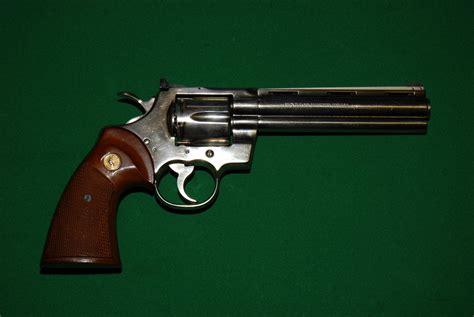Colt Python Nickel 6 Used 95 For Sale