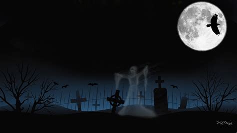 Creepy Graveyard Wallpaper 64 Images