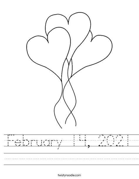 February 12, 2021, 8:12 pm. February 14, 2021 Worksheet - Twisty Noodle