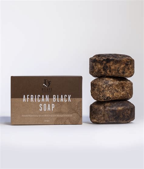 African Black Soap 3 Pack Deluxe Shea Butter