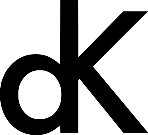 Dk Logo Initials Only Black Clip Art At Vector Clip Art