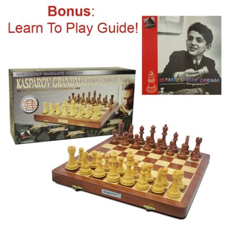 Kasparov Grandmaster Chess Set Wooden Chess Pieces