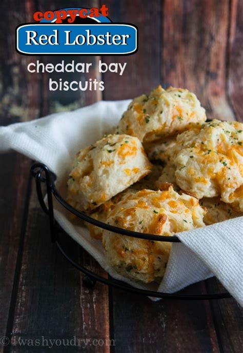 Copycat Red Lobster Cheddar Bay Biscuits I Wash You Dry