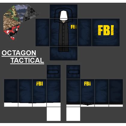 Shirts are textures that cover the players body. FBI shirt - Roblox