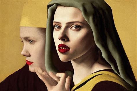 Portrait Of Scarlett Johansson Painted By Vermeer Stable Diffusion