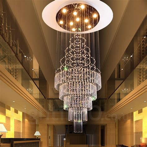 10 Lights Modern Led Crystal Ceiling Pendant Light Indoor