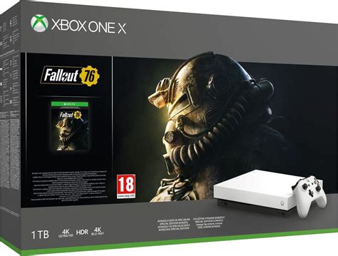 Microsoft Xbox One X 1tb Robot White Special Edition Fallout 76