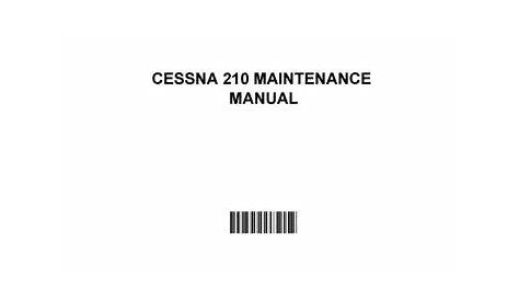 cessna 210 manual pdf