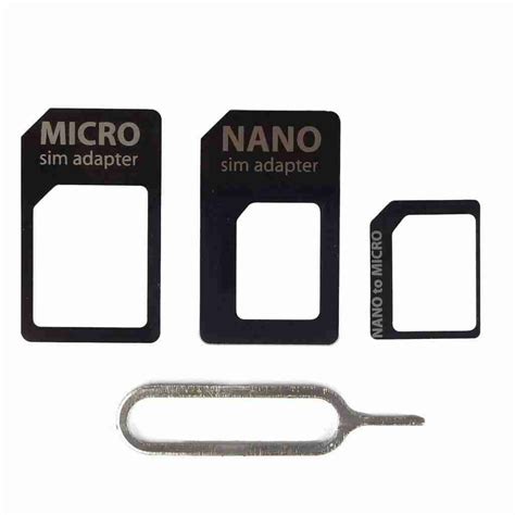 Nano Sim Card To Micro Regular Full Standard Tray Adapter Au