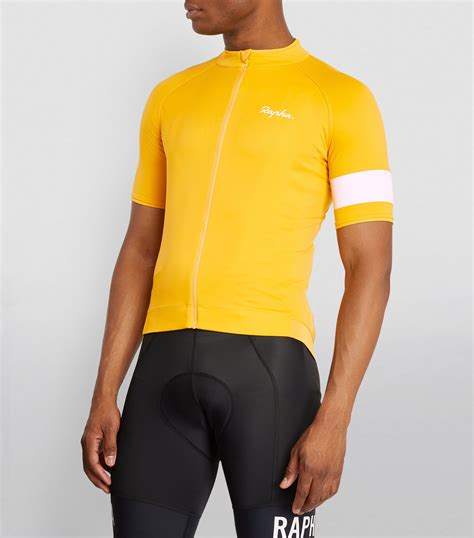 Rapha Yellow Core Cycling Jersey Harrods Uk