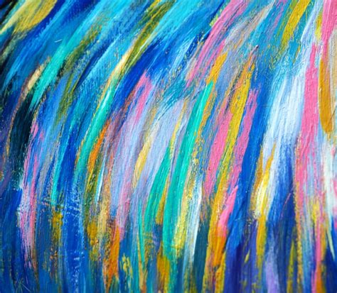 Premium Photo Oil Painting Colorful Brush Stroke Abstract And Texture