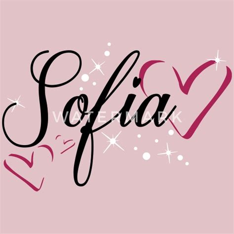 Nombre De Sofia Nombre Babero Spreadshirt