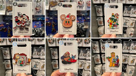 Photos New Disney Parks Open Edition Christmas 2020 Pins Featuring