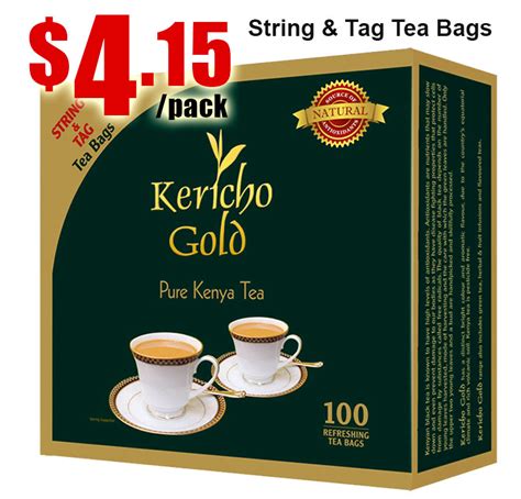 Kericho Gold Pure Kenya Tea Bags