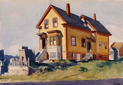Edward Hopper Watercolor Edward Hopper House In Italian Quarter