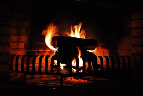 Romantic Fireplace Night Fireplace World