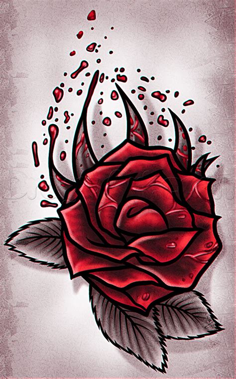 Tattoo Drawings Of Roses Clip Art Library