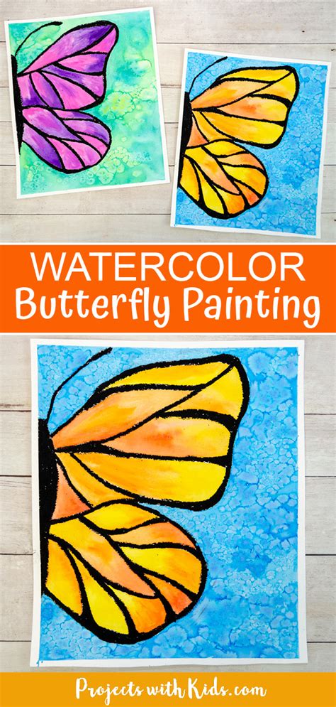 Beautiful Watercolor Butterfly Painting For Kids To Make 2022