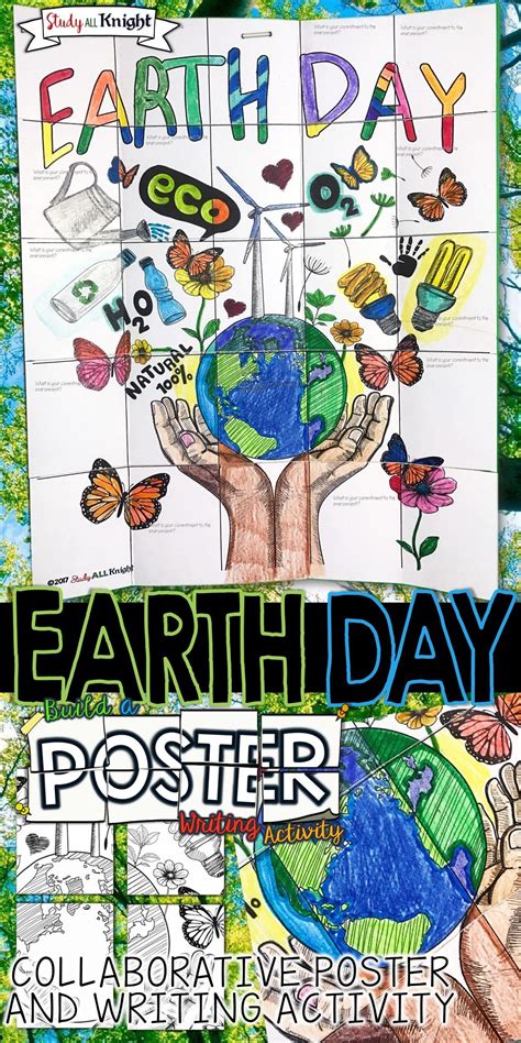 Earth Day Collaborative Poster Writing Activity Group Project