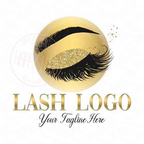 Digital Custom Logo Design Lashes Logo Lashes Beauty Logo Etsy