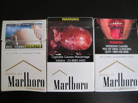 But there's a problem that the ministry of health needs to address. Anti-smoking images on cigarette packs are twice as ...