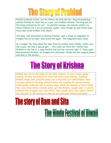 Hinduism Facts And Stories Teaching Resources