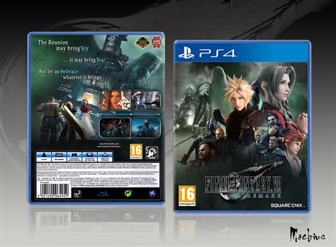 Final Fantasy Vii Remake Playstation 4 Box Art Cover By Moebius