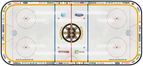 Boston Bruins 2014 Frozen Faceoff Full Rinks