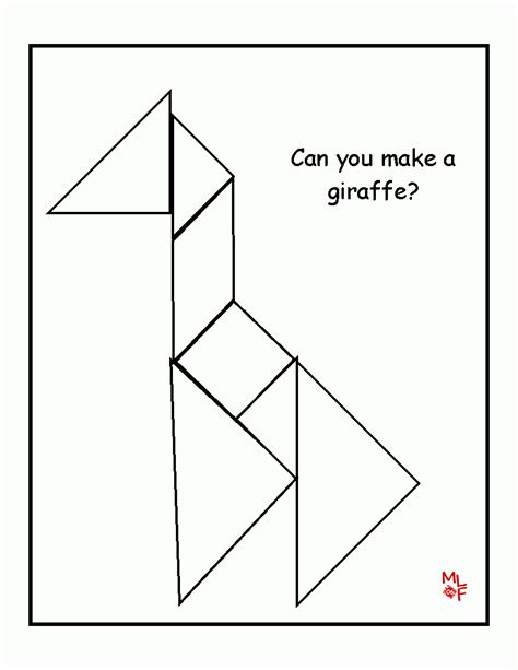 Tangram Shapes Printable Pdf