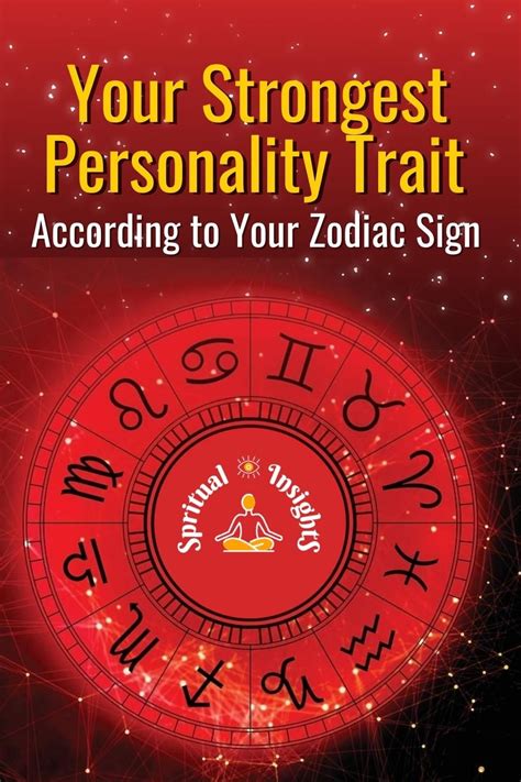Your Strongest Personality Trait According To Your Zodiac Sign Artofit