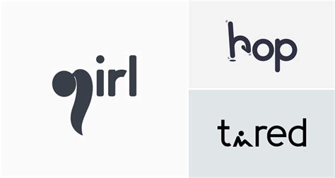 23 Clever Typographic Logos Of Common Words We Use Every Day