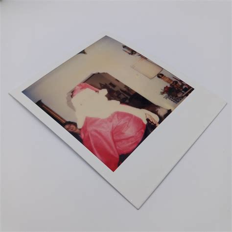 Vintage Polaroid Photo Santa Claus Faceless Blurry Surreal Found Art Snapshot Ebay