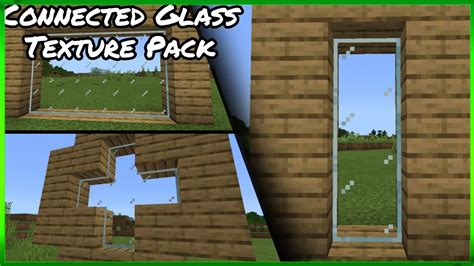 How To Get Connected Glass In Minecraft Bedrock Ps4 Glass Door Ideas