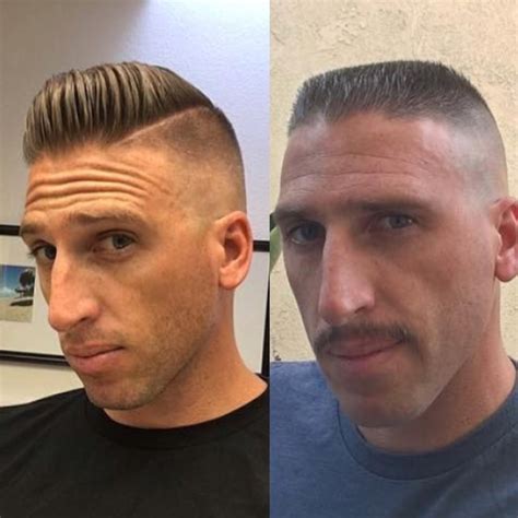 The difference between these two haircut is that in butch cut the sides of the head are trimmed equally and the top is rounded, these haircuts are. Untitled — butch-wax: Both haircuts super-sexy. So sexy