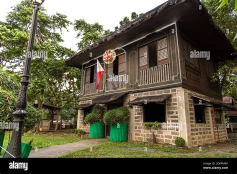Traditional Filipino House At Rizal Park Manila Philippines Stock