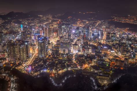 Seoul At Night Wallpapers Top Free Seoul At Night Backgrounds