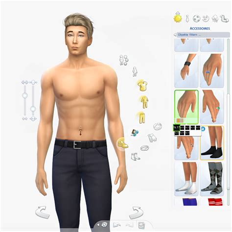 Belly Piercing For Males By Michaela P At 19 Sims 4 Blog