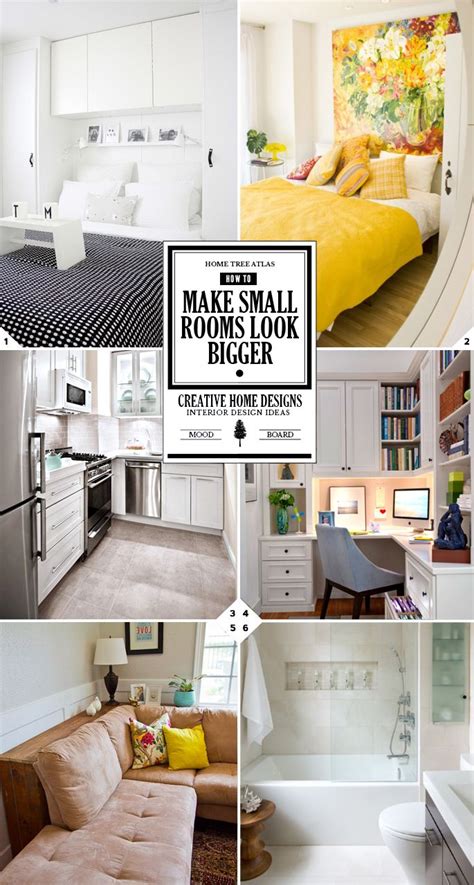Before you start swinging the sledge hammer, make. How To Make A Small Room Look Bigger: Creative Design ...