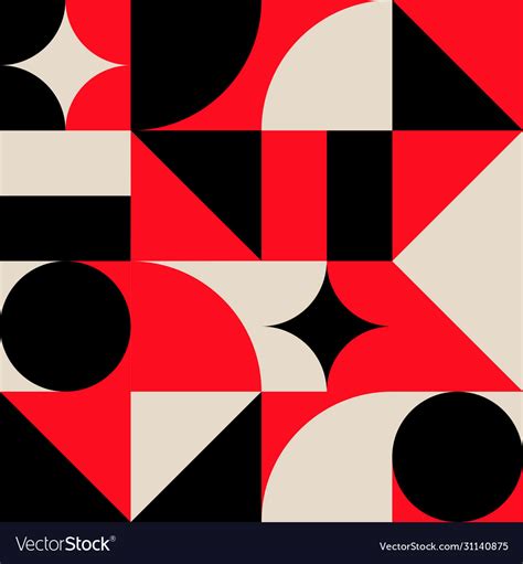 Abstract Geometric Pattern Modern Graphic Design Vector Image