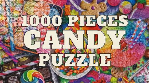 I Play 1000 Pieces Candy Puzzle Candy Puzzle For Candy Lovers