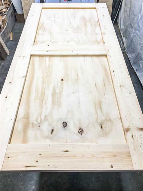 How To Build A Barn Door With Plywood Builders Villa