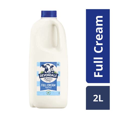 buy devondale full cream milk 2l coles