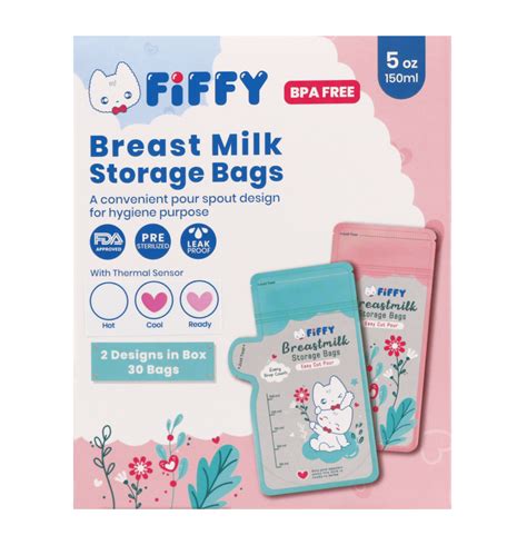 Fiffy Breast Milk Storage Bag 5oz 30pcs