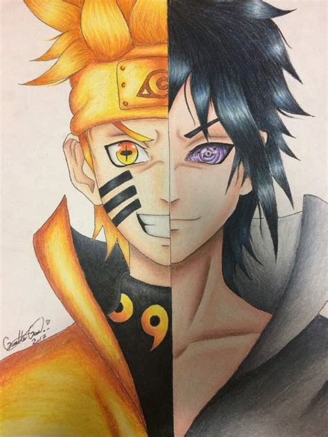 Dibujo Naruto And Sasuke •boruto Amino Fans• Amino