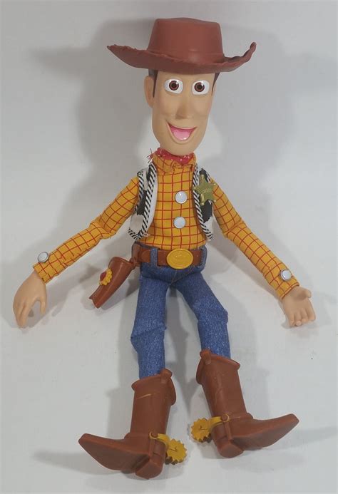 Thinkway Toys Disney Pixar Toy Story Woody Cowboy Character Pull Strin