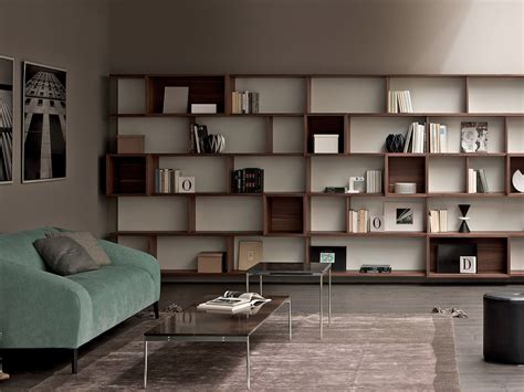 Libreria Componibile In Legno E Wall By Estel Group Design Alberto