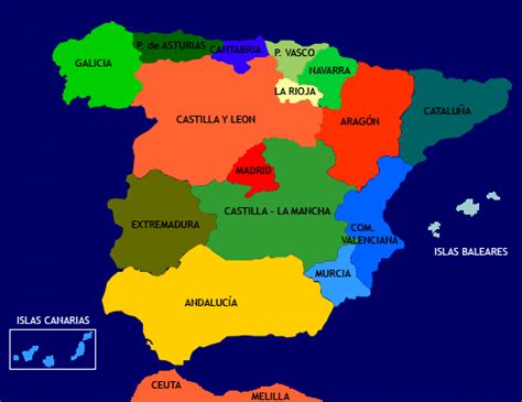 Alejandro Vigo Mapa De España Andalucia España España